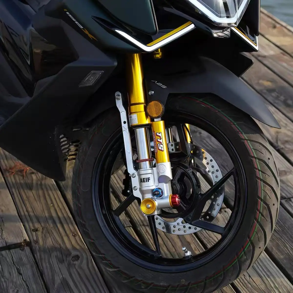 FOR ZONTES 150X TTS Dual Damping Front Suspension Fork with Modifiable Brakes - Image 2
