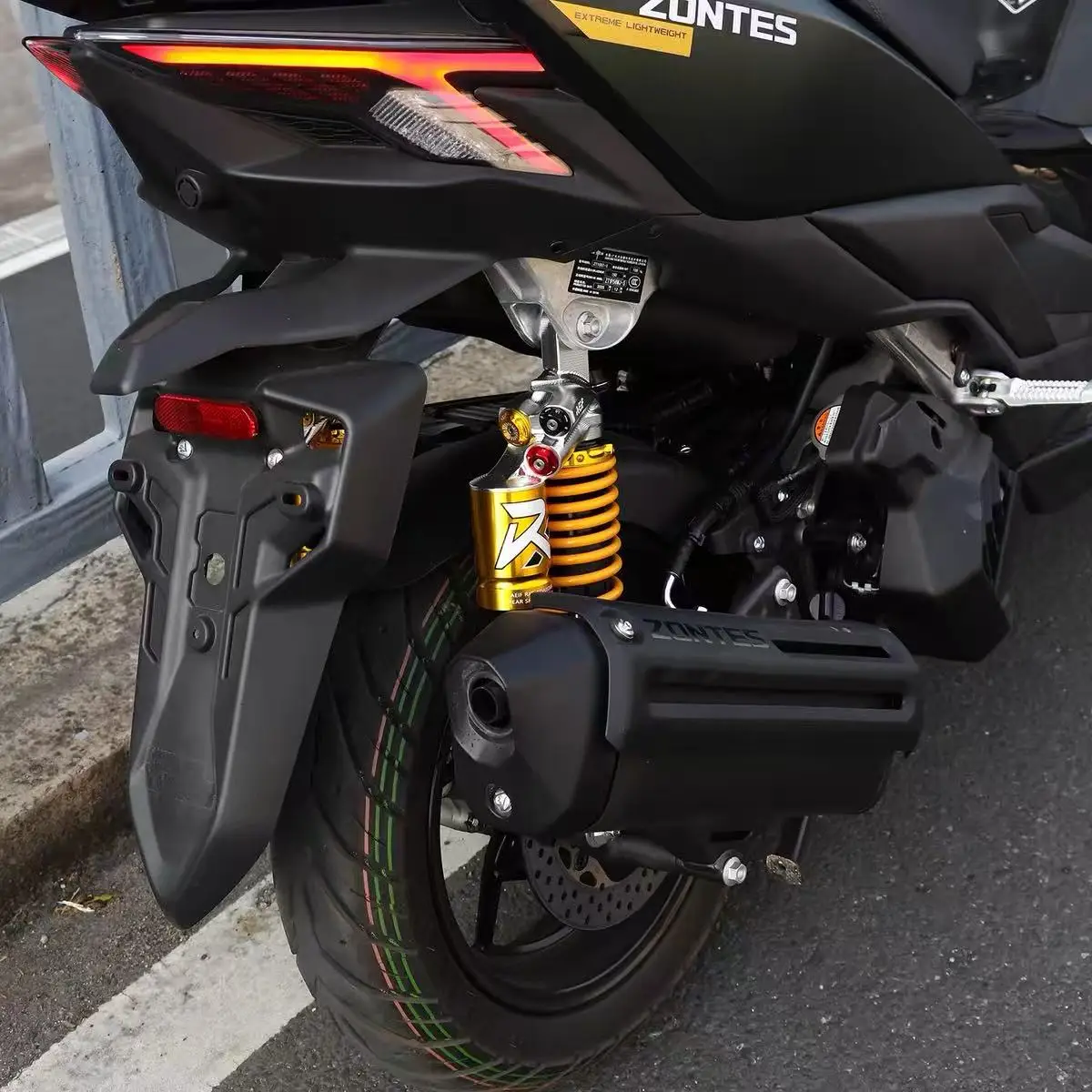 FOR ZONTES 150X TTS Dual Damping Front Suspension Fork with Modifiable Brakes - Image 3