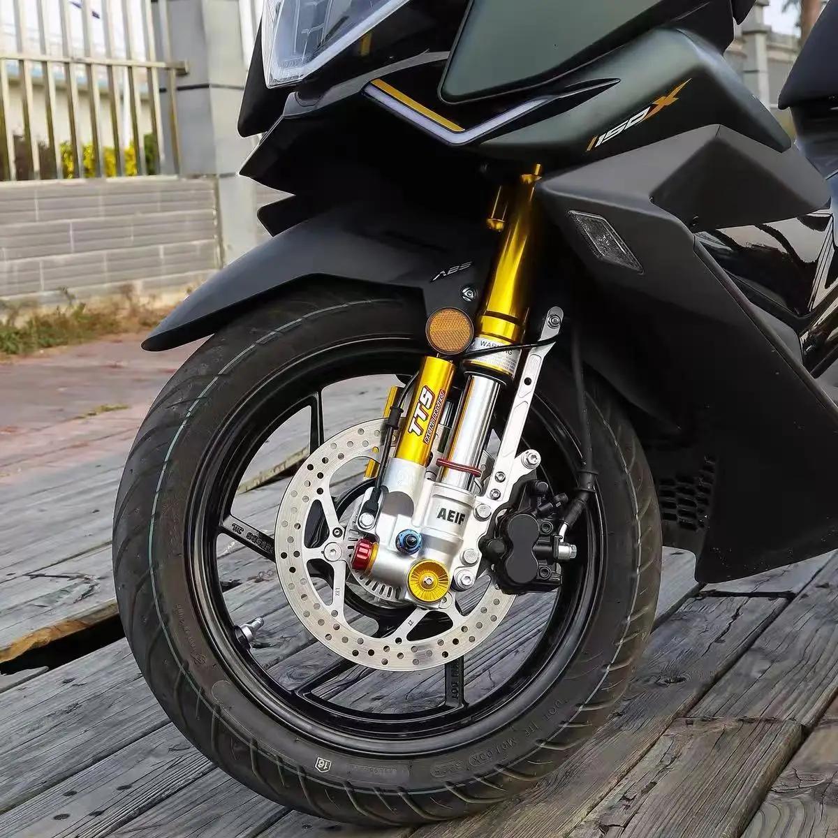FOR ZONTES 150X TTS Dual Damping Front Suspension Fork with Modifiable Brakes - Image 4