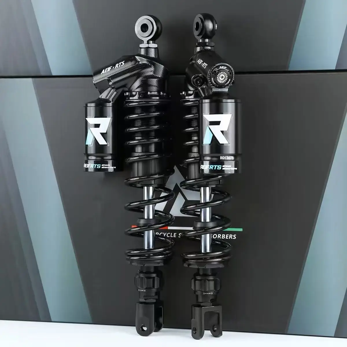 FOR ZONTES 150X / HONDA PCX160 modified with AEIF-RTS adjustable dual-damping rear shock absorbers - Image 5