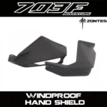 Original ADV motorcycle windshield covers for ZONTES 703F three-cylinder motorcycles, including front and rear windshield guards