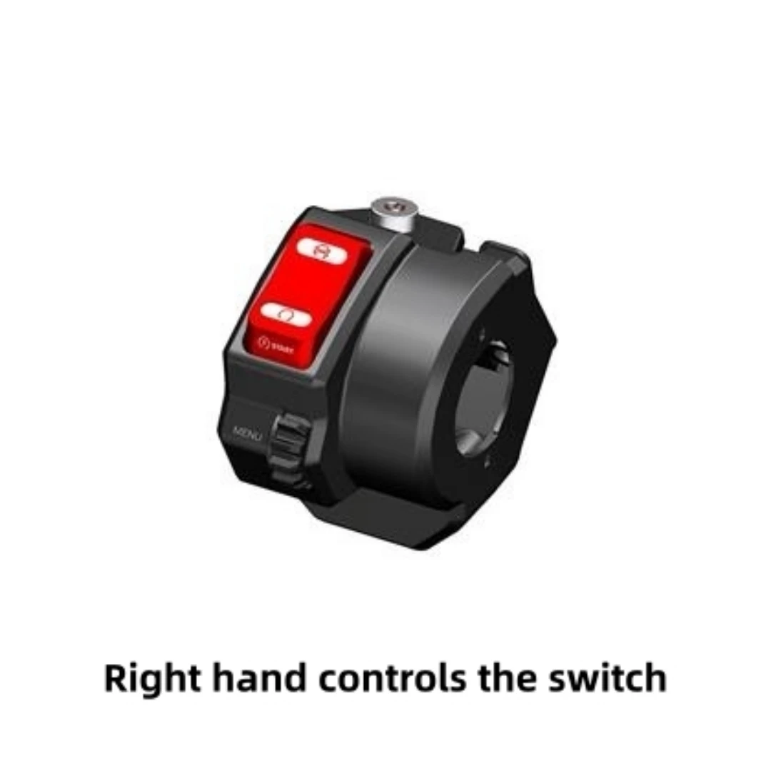 For ZONTES 703R steering wheel, balance weight, heated handle, switch, throttle cable, clutch, rocker arm, and rearview mirror. - Image 3