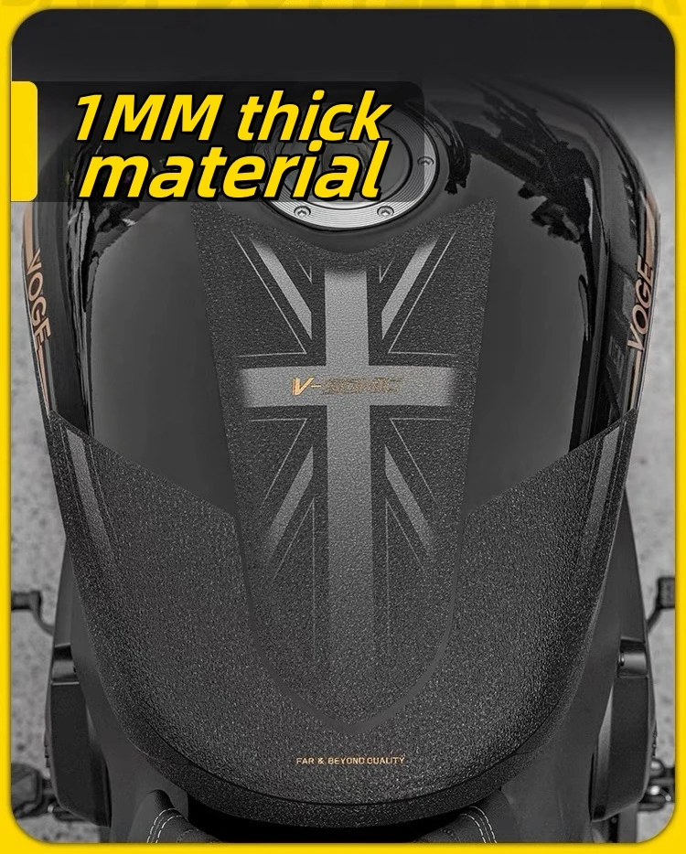For 24 VOGE CU250 fuel tank stickers leg stickers protection anti-wear anti-slip stickers decals film modification parts - Image 3