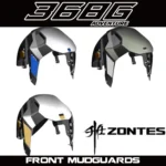 FOR ZONTES New 368G Scooter Front Mudguard, Front Sand Flap, Front Fender, Front Tire Cover, Water Blade