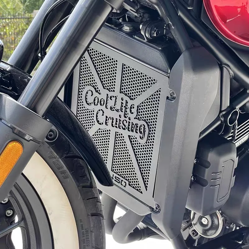 Suitable for CFMOTO CLC-450 modified water tank guard CL-C450 retro modified stainless steel water tank net lossless installatio - Image 4