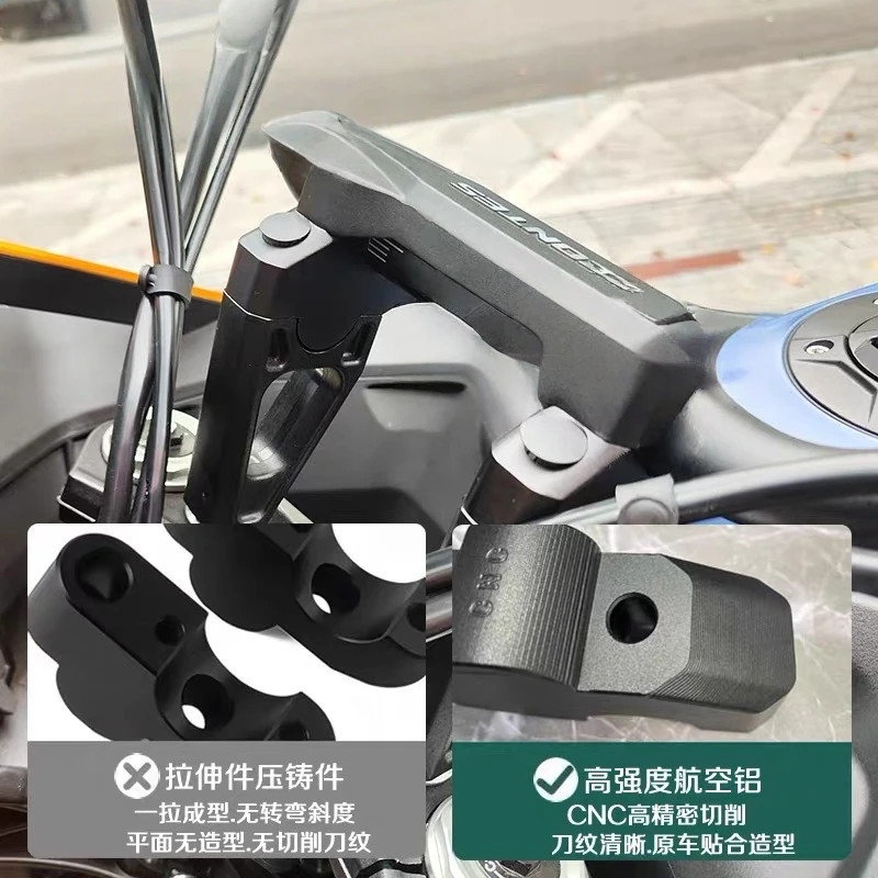 FOR ZONTES 703F 703R Handlebar Raising and Handlebar Adjustment ZT305T Handlebar Modification - Image 5