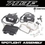 FOR ZONTES 703F Motorcycle Spotlight Auxiliary Light 368G Spotlight High Beam Lens Street Light Original Parts