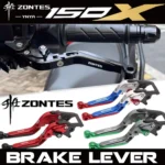 FOR ZONTES 150X Modified Brake Handlebar with Adjustable Folding and Parking Function