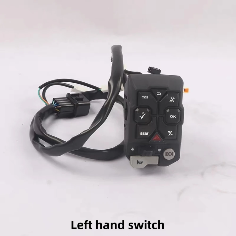 FOR ZONTES 703F three-cylinder engine: left and right handlebar switch, ignition switch, horn, overtaking light switch. - Image 6