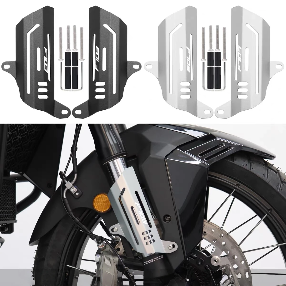 FOR ZONTES 703F 2025-2026 model modification parts, front shock absorber decorative cover, front shock absorber protective shell - Image 2