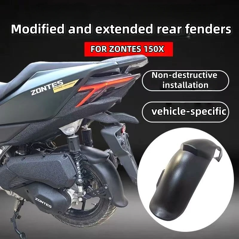 FOR ZONTES 150X Rear Fender Modification Motorcycle 150X Racing Front Windshield Non-destructive Custom Part - Image 2