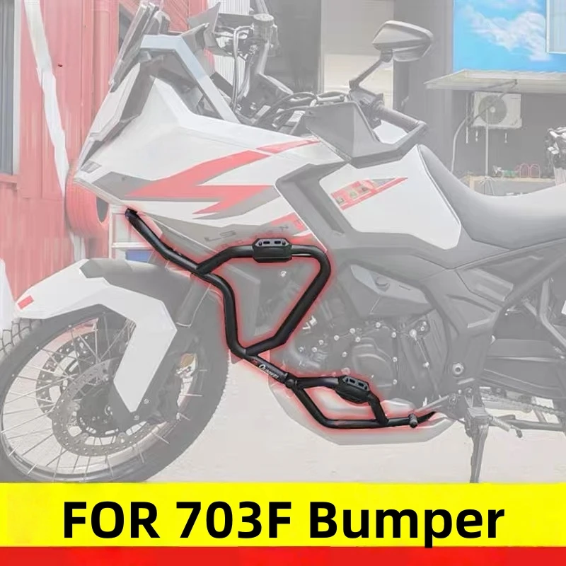 FOR ZONTES 703F front bumper guard, ZT703F upper and lower bumper protection bars, ZT700-F modified anti-collision bars. - Image 2