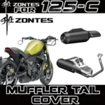 FOR ZONTES 125C muffler tail cover flange bushing,left and right foot pedal pressure block bracket,shift lever,spline rocker arm
