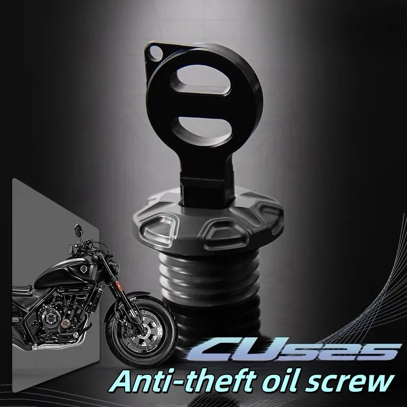 For VOGE CU525 modification Retro car aluminum alloy anti-theft anti-theft oil cap oil plug oil screw - Image 3