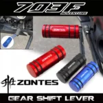 FOR ZONTES 703F modified gear shift lever enlarged;ZT350T gear shift brake lever anti-slip extended gear shift lever accessories