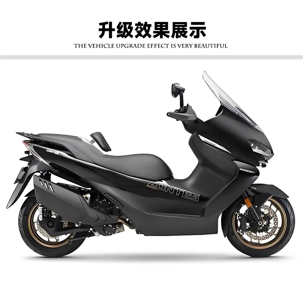 For ZONTES 368G motorcycle modified waist support raised height forward moving parts adjustable backrest stainless steel materia - Image 5