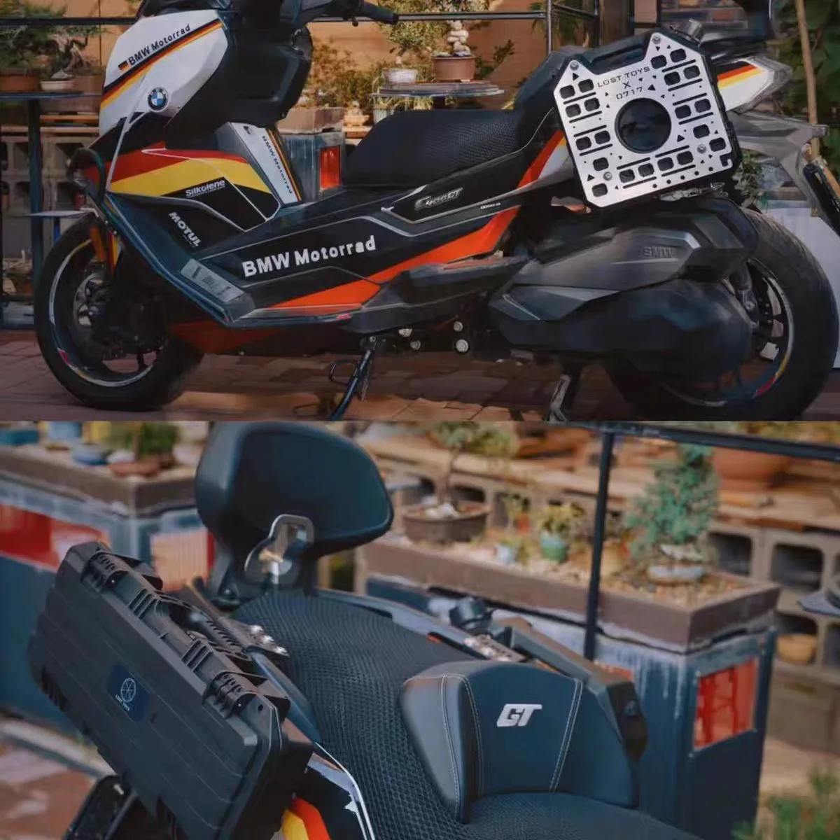 For BMW motorcycle C400GT original position dedicated side bag bracket mounting tool box spare oil drum waterproof side bag - Image 3