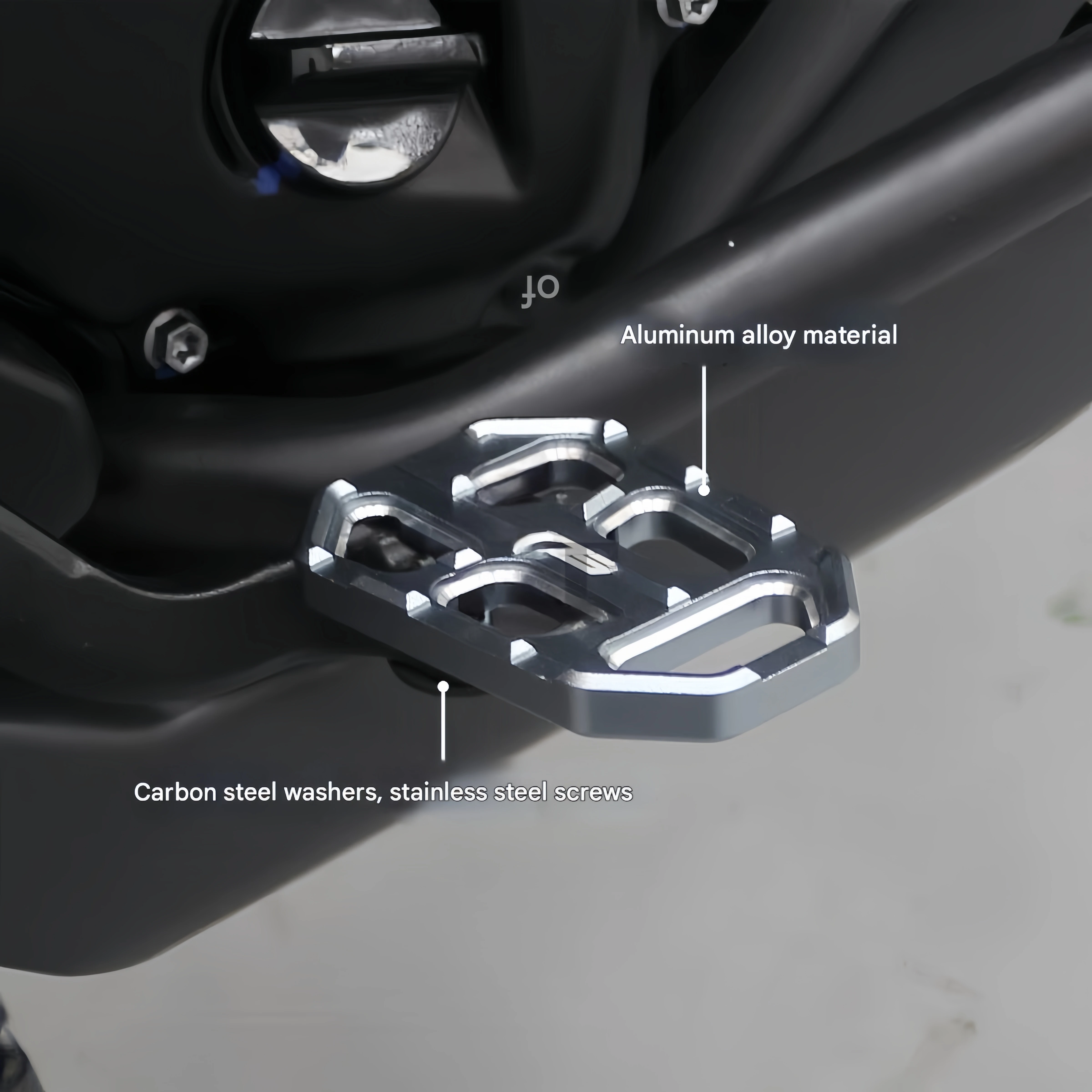 FOR ZONTES 703F 2025 Retrofit: Enlarged Brake Pedals, Extended and Widened Anti-Slip Foot Pads - Image 4