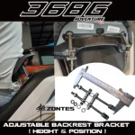 FOR ZONTES 368G/K 2024-2026 Model Modified Lumbar Support with Forward and Reverse Adjustment, 304 Adjustable Backrest