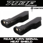 FOR ZONTES 703F Rear Turn Signal Heat Protector Cover ZT703-F Rally ADV Turn Signal Protector Cover Housing