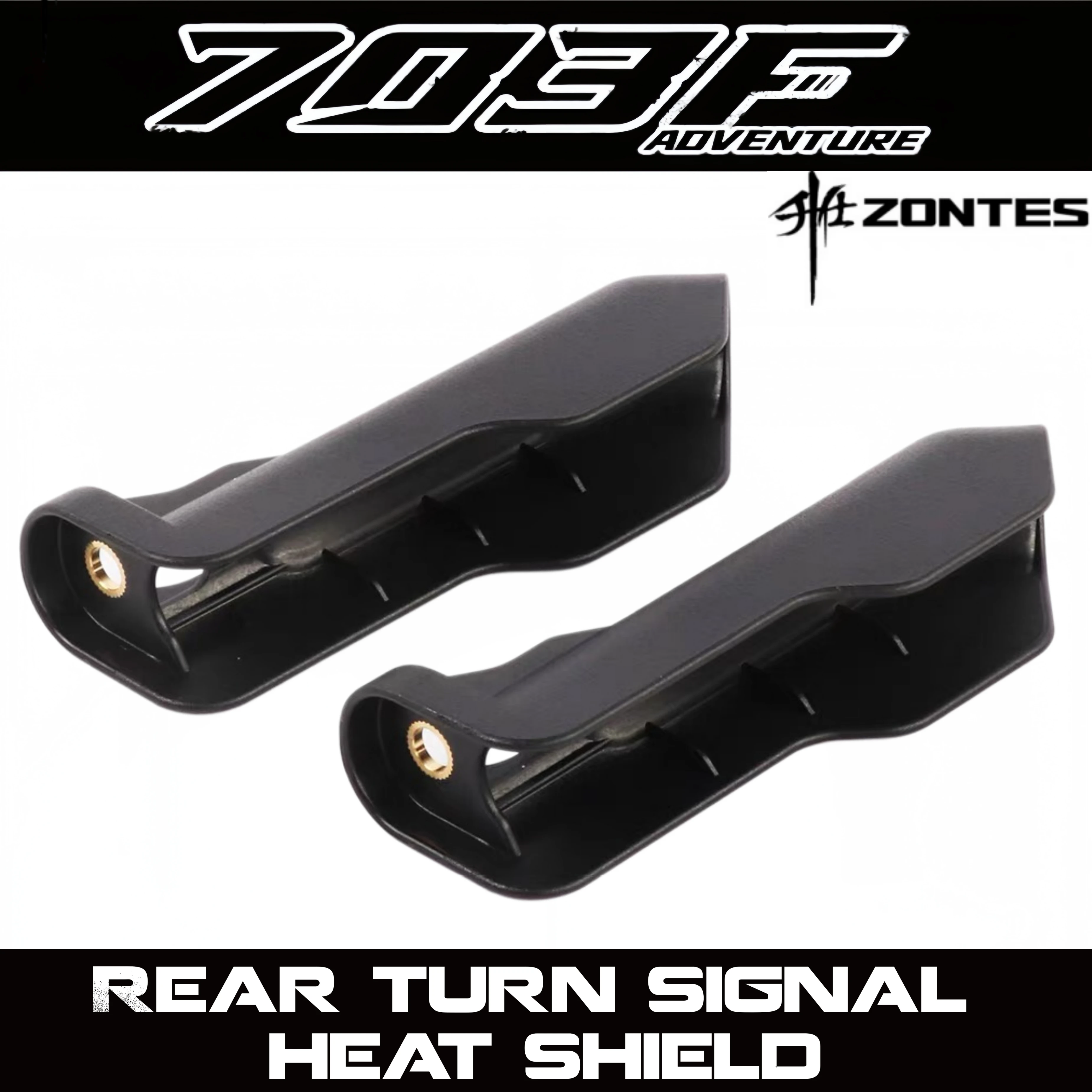 FOR ZONTES 703F Rear Turn Signal Heat Protector Cover ZT703-F Rally ADV Turn Signal Protector Cover Housing