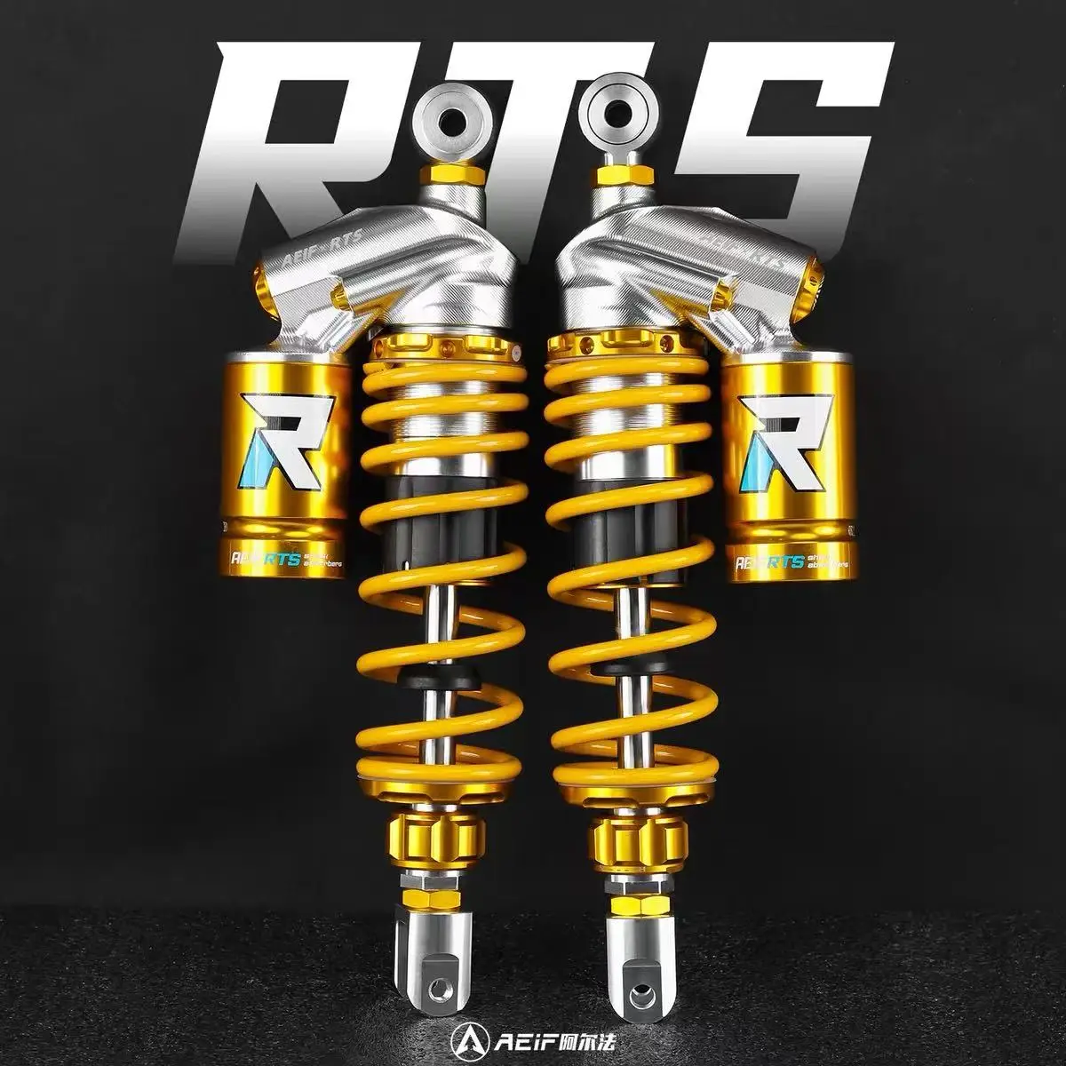 FOR ZONTES 150X / HONDA PCX160 modified with AEIF-RTS adjustable dual-damping rear shock absorbers - Image 6