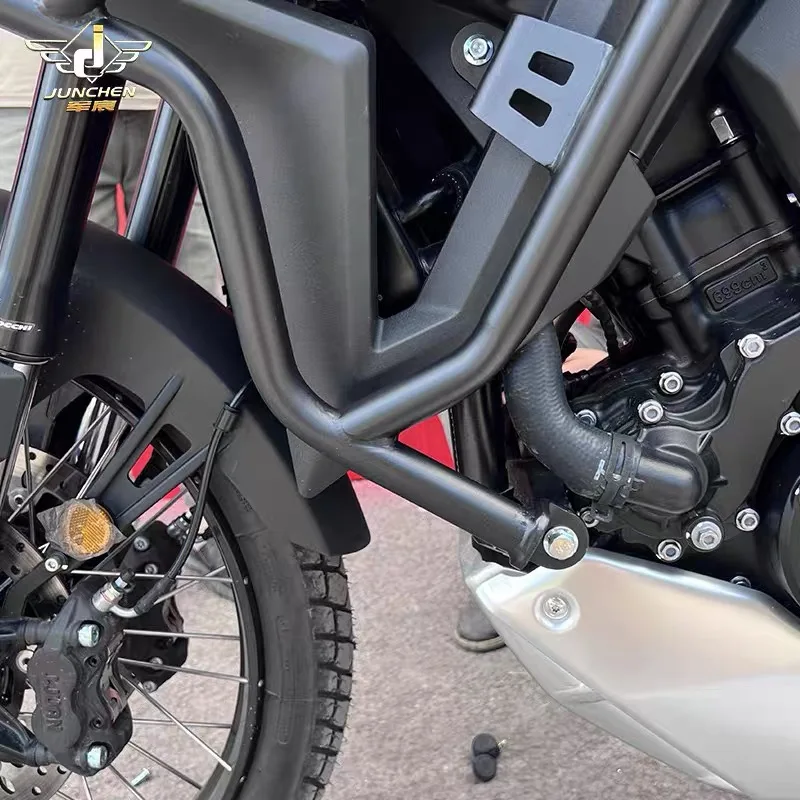 FOR ZONTES 703F front bumper guard, ZT703F upper and lower bumper protection bars, ZT700-F modified anti-collision bars. - Image 4