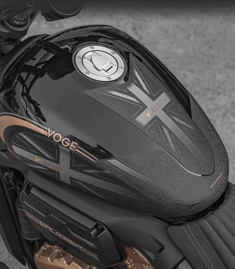 For 24 VOGE CU250 fuel tank stickers leg stickers protection anti-wear anti-slip stickers decals film modification parts - Image 2