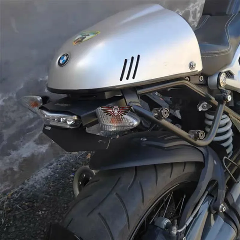 For BMW R nine T modified rear license plate bracket retro modified short tail light assembly - Image 4