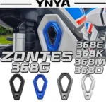 For ZONTES 368G exhaust pipe aluminum alloy tail cover protective cover 368E/D/M/K exhaust tail decorative accessories
