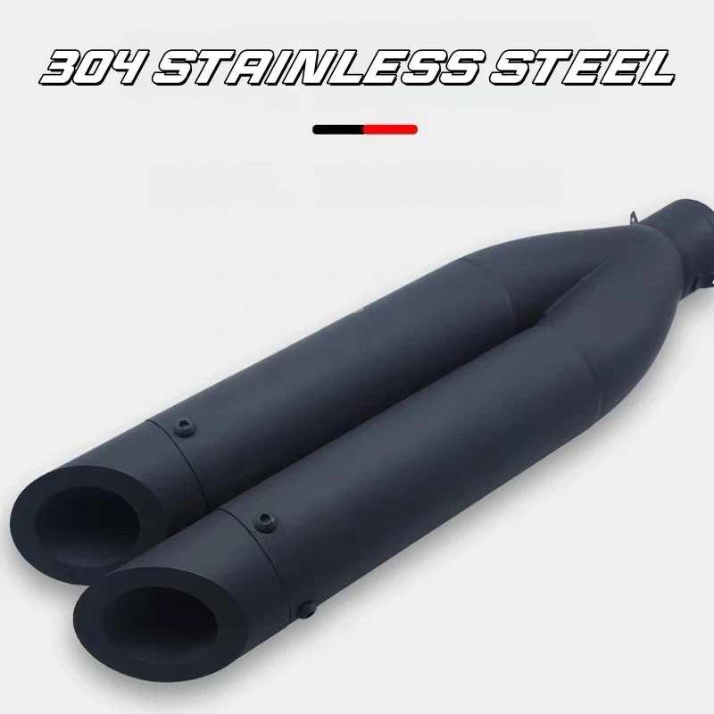 For Honda CM300 modified VH dual exhaust pipe RebeL rebel right side one out two tail section - Image 5