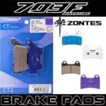 FOR ZONTES 703F ADV Upgrade: High-Performance High-Temperature Brake Pads and Brake Insulation