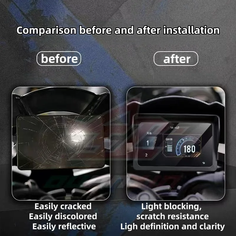 FOR ZONTES 150X Dashboard Sunshade Motorcycle Reflective Sun Protection Screen Protector - Image 4