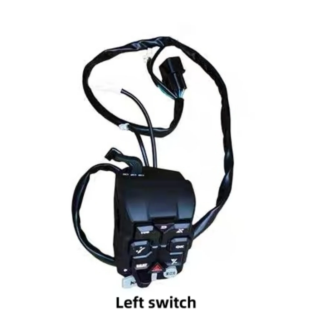 FOR Zontes 703F Handlebar and Rearview Mirror Switches, Windshield, Handguards, Turn Signals, Steering Handle Heating Kit - Image 4