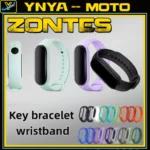 For ZONTES all models 350/368G/M/D/E/K motorcycle keyless start 368D electronic key cover 368M/E modified bracelet accessories