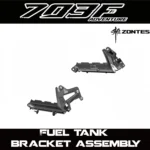 ZONTES 703F fuel tank left and right surround decorative cover lower fixing bracket surround mesh lining original parts