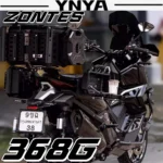 For ZONTES 368G modified scooter universal side bag bracket motorcycle travel mounting waterproof side bag tool box oil barrel