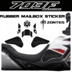 FOR ZONTES 703F Anti-slip Fuel Tank Sticker Upgrade Thickened Body Protective Film Anti-scratch Modification Parts Sticker