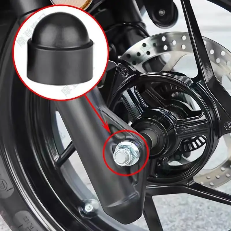 FOR ZONTES 150X Scooter Modification Parts: Front Wheel Axle Fork Shock Absorber Bolts, Dustproof and Waterproof Caps - Image 2