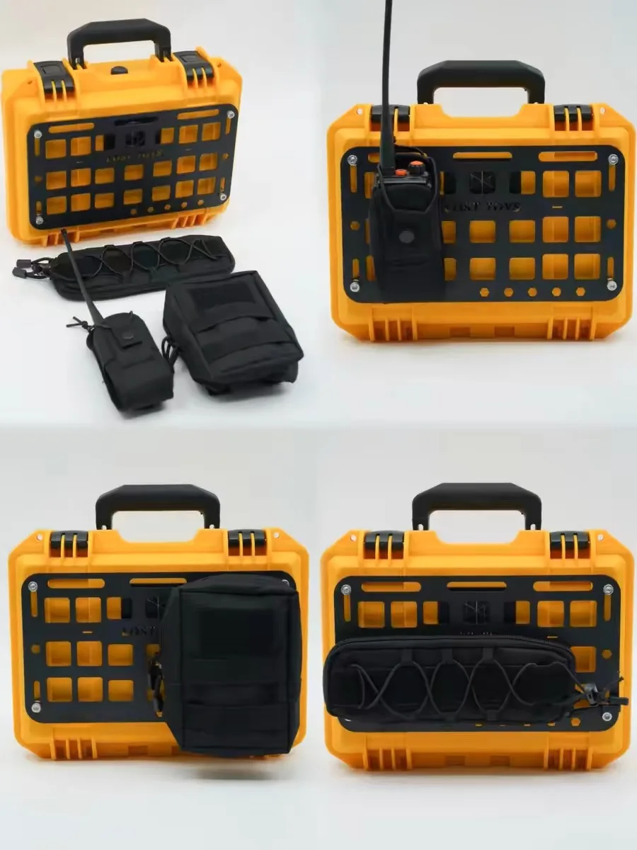 For motorcycle, electric vehicle, motorcycle tail box mounting tool box DIY expansion panel set mounting fishing rod camping equ - Image 2