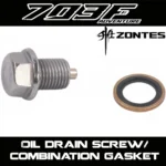 FOR ZONTES 703F/703RR/703T Motorcycle Oil Drain Screw Bolt Sealing Gasket Maintenance Oil Drain Screw Accessories