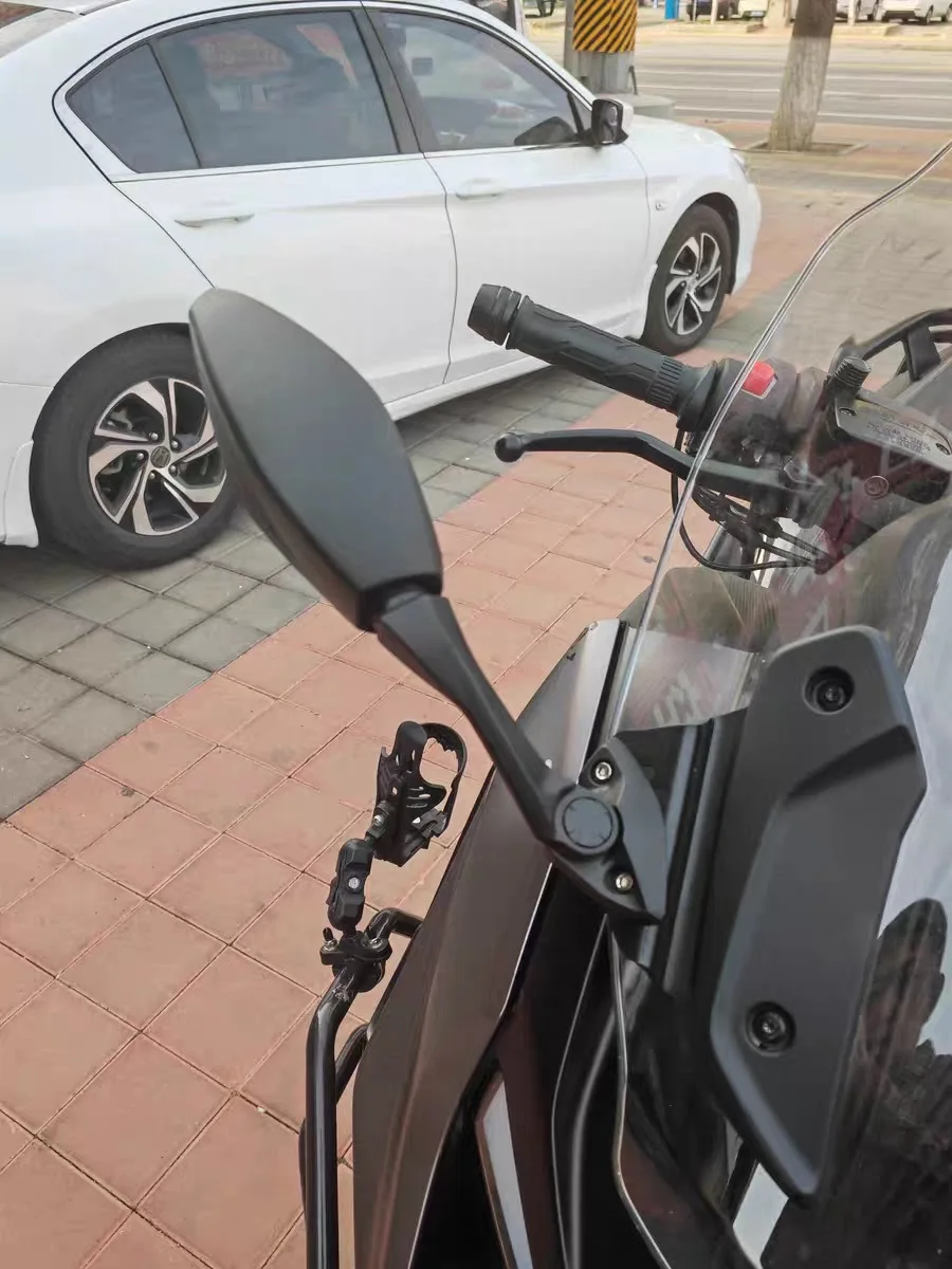 For QJMOTOR FORT 400 modified foldable rearview mirror, reversing mirror, mirror forward bracket accessories - Image 4
