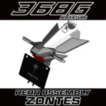 FOR ZONTES 368G Rear Mudguard, Rear Left and Right Turn Signal Brackets, License Plate Light, Rectifier, Decorative Cover