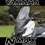 FOR YAMAHA N MAX 25-26 front windshield modification: heightened windshield and front-mounted rearview mirrors.