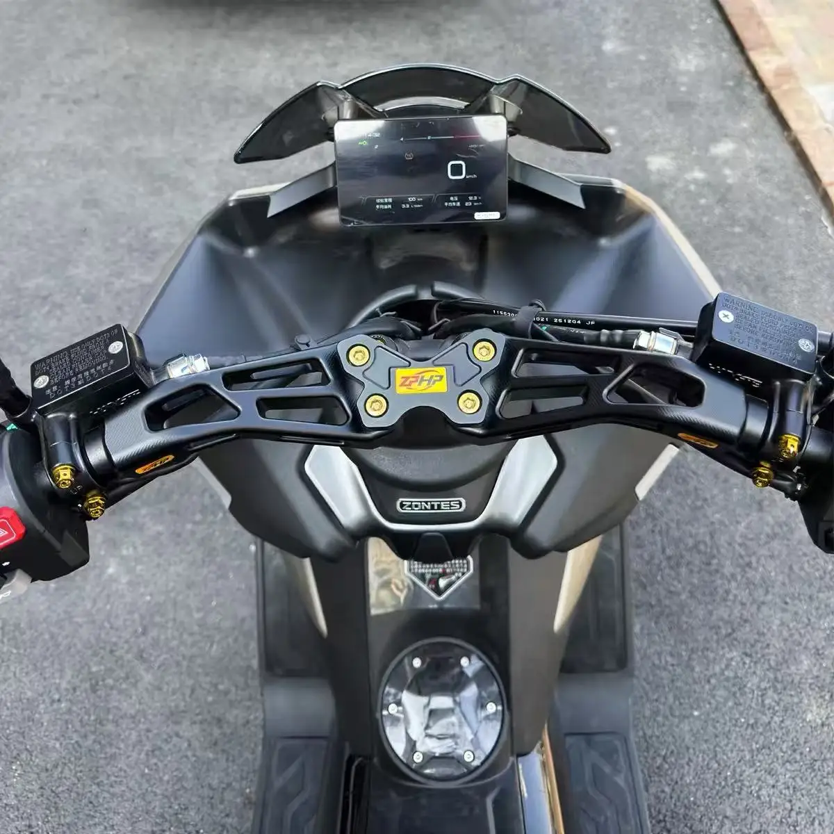 FOR ZONTES 150X HONDA PCX160 Detached Handlebars and Steer handlebars, aluminum alloy detached handlebar modification parts - Image 4