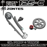 FOR ZONTES 125C Toothed Chain Timing Driven Sprocket Decompression Distributor Decompression Lever Tensioner Plate