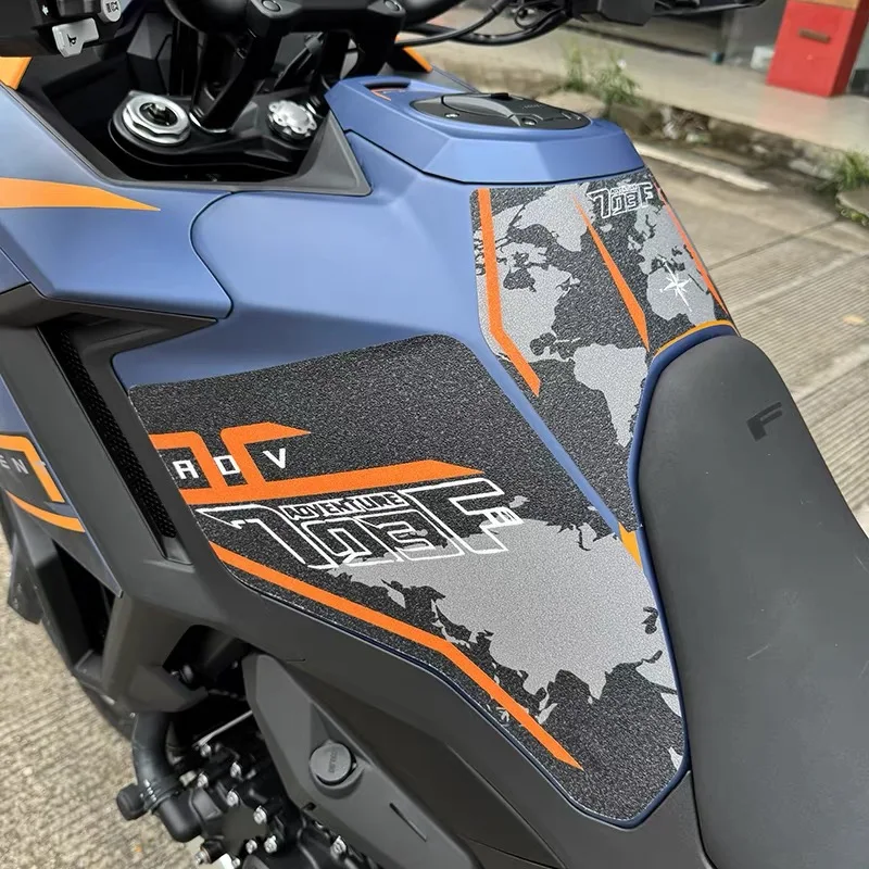 FOR ZONTES 703F Fuel Tank Sticker Decal, Anti-slip and Wear-resistant Fuel Tank Sticker, Body Protector, Side Sticker - Image 4