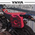 For motorcycle 7.5L spare oil barrel expansion board motorcycle off-road vehicle mounting expansion