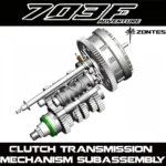FOR ZONTES 703F clutch drive disc friction plate transmission main and auxiliary shaft shifting drum star cam