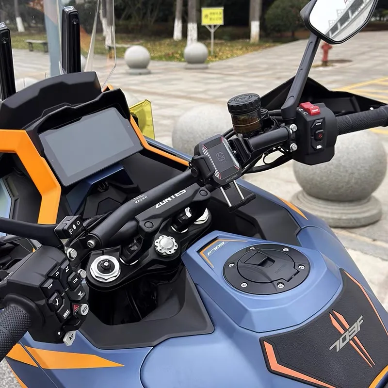 FOR ZONTES 703F Modified Handlebar Motorcycle Phone Holder Headrest Extender Navigation Mount - Image 3